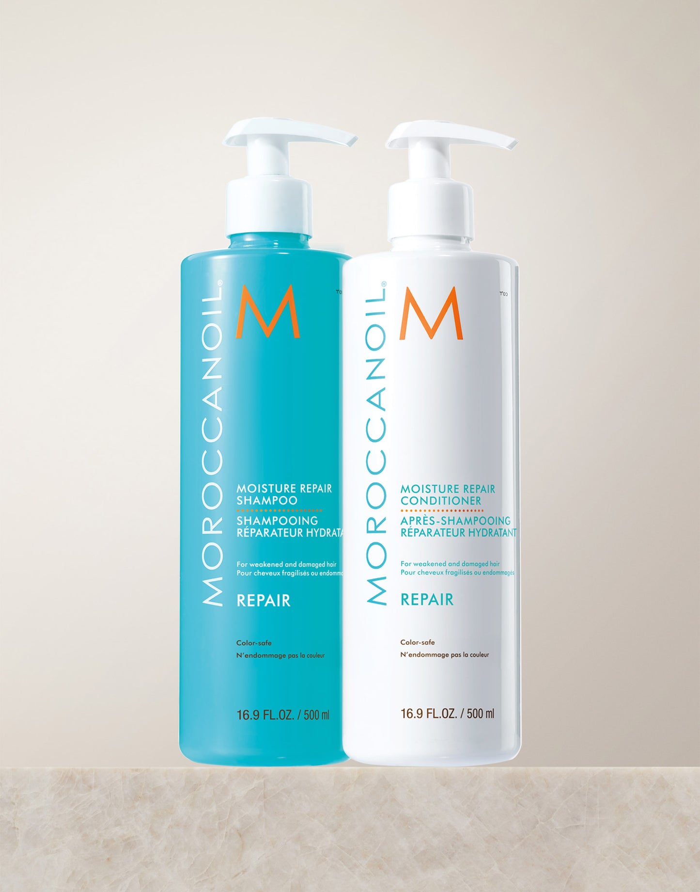 Moisture Repair Shampoo & Conditioner Duo (2x500ml) (Worth £75.40)