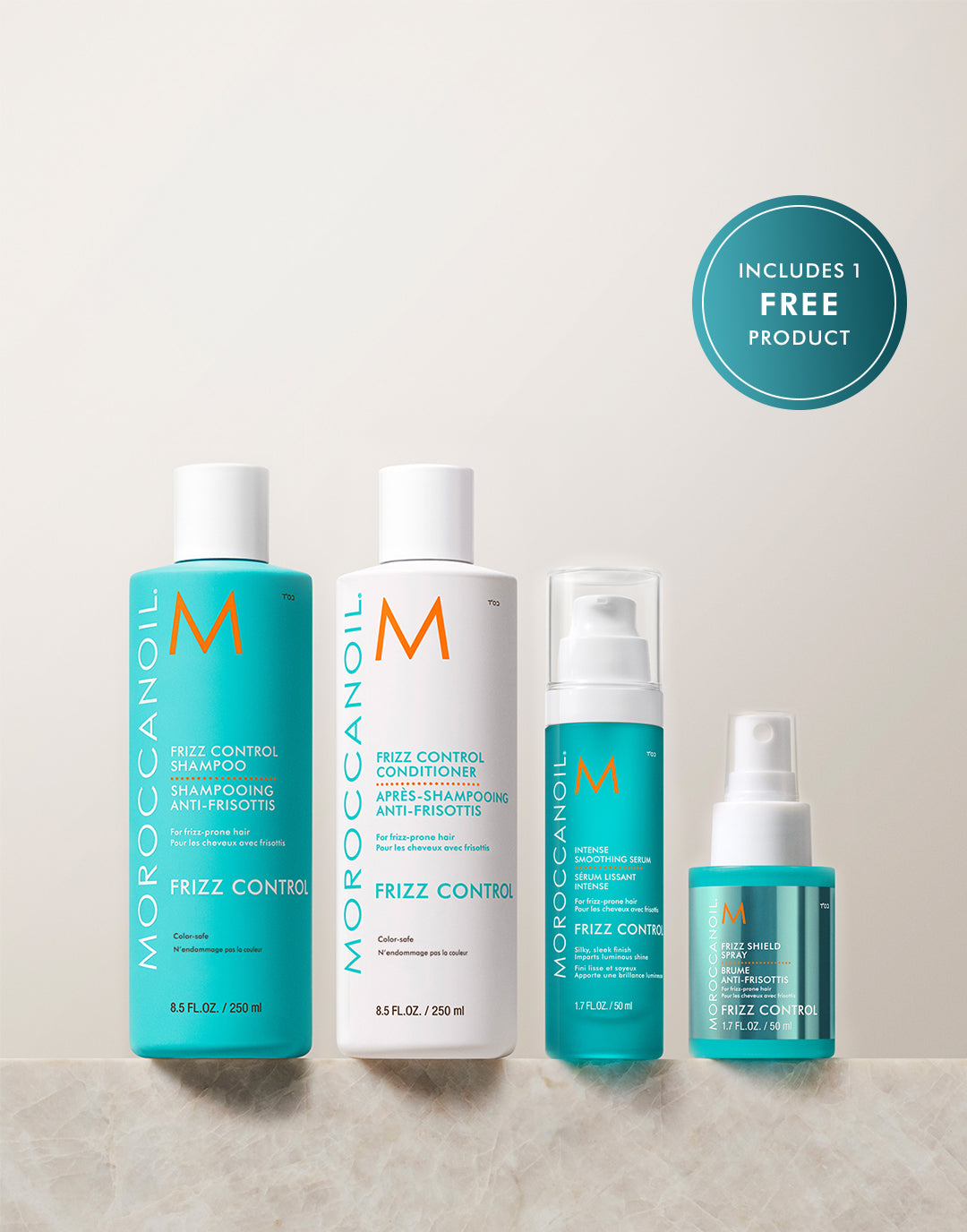 Frizz Control Bundle- Includes FREE! Frizz Shield Spray 50ml