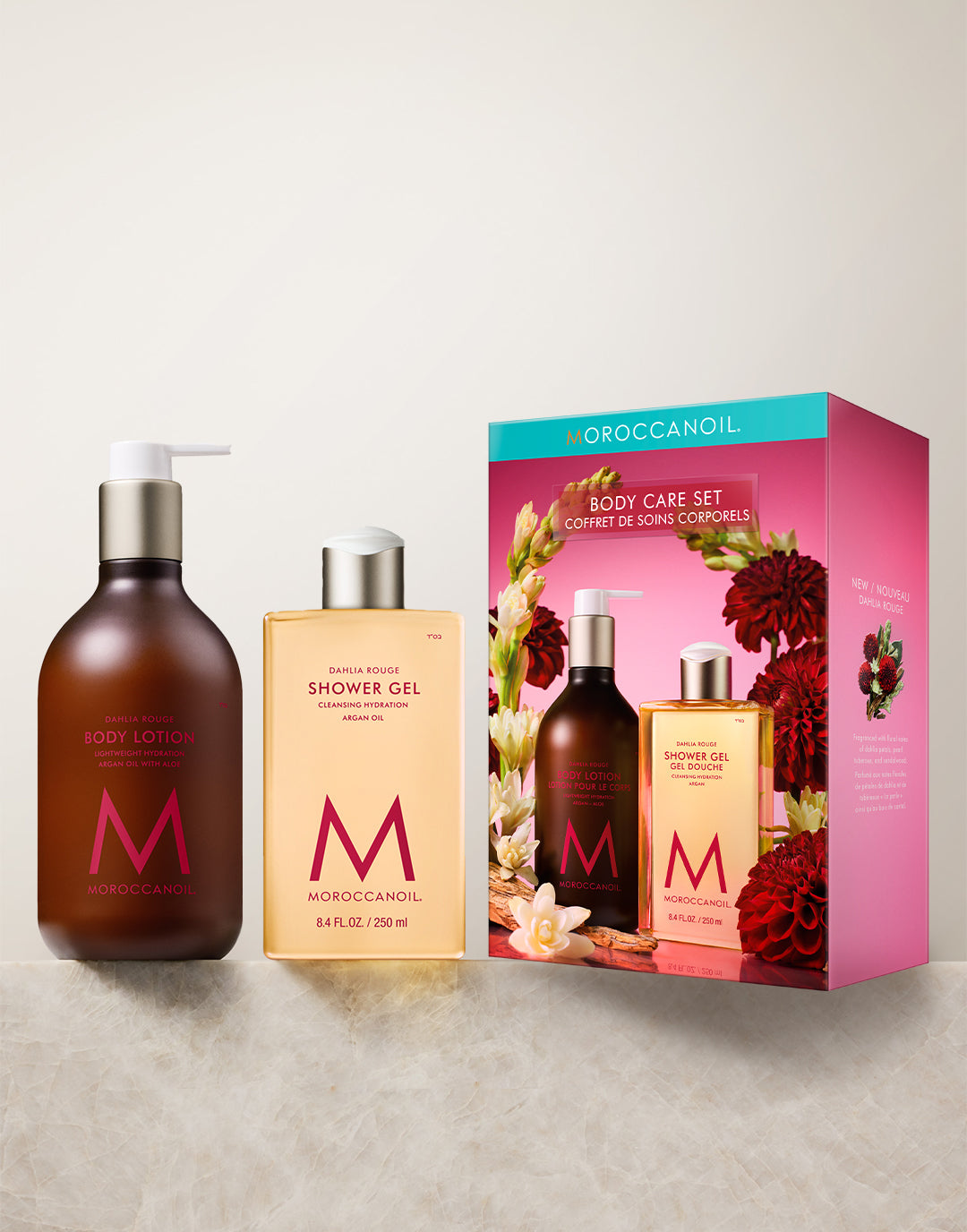 メリードルチェ ★シャンソン化粧品セット★ Dahlia Rouge Body Care Set - Moroccanoil UK