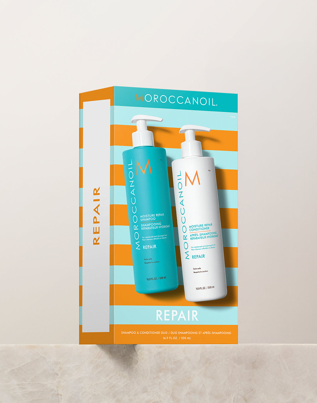 Moisture Repair Shampoo & Conditioner Duo (Worth £82) - Moroccanoil UK